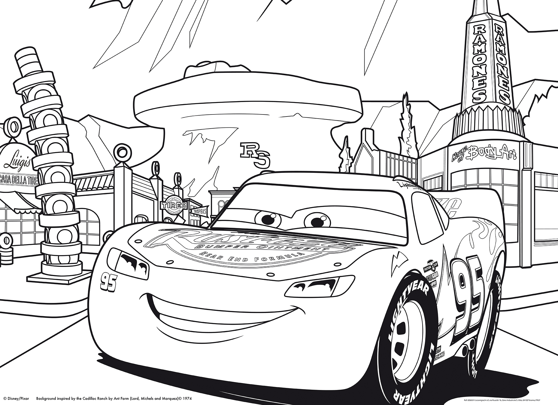 lisciani-disney-puzzle-double-face-maxi-floor-35-cars-3-go-go-go image 3