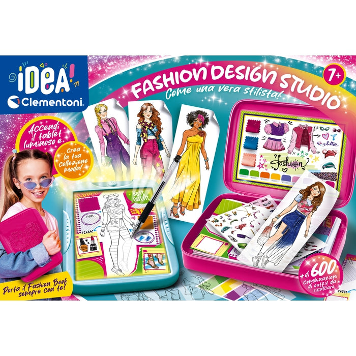 clementoni-idea-fashion-design-studio-livre-de-mode-avec-table-lumineuse image 6