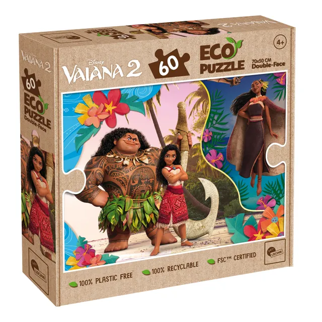 lisciani-disney-eco-puzzle-double-face-60-pi-ces-oceania-2 image 1