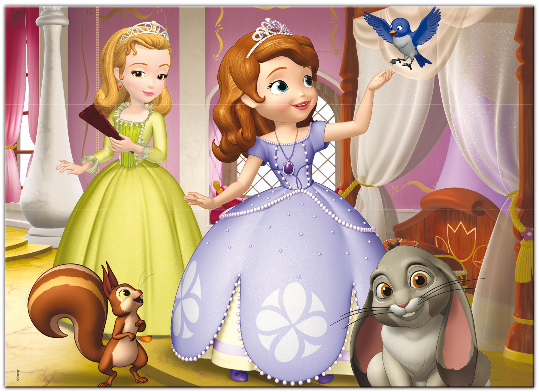 lisciani-disney-puzzle-double-face-maxi-floor-60-sofia image 2