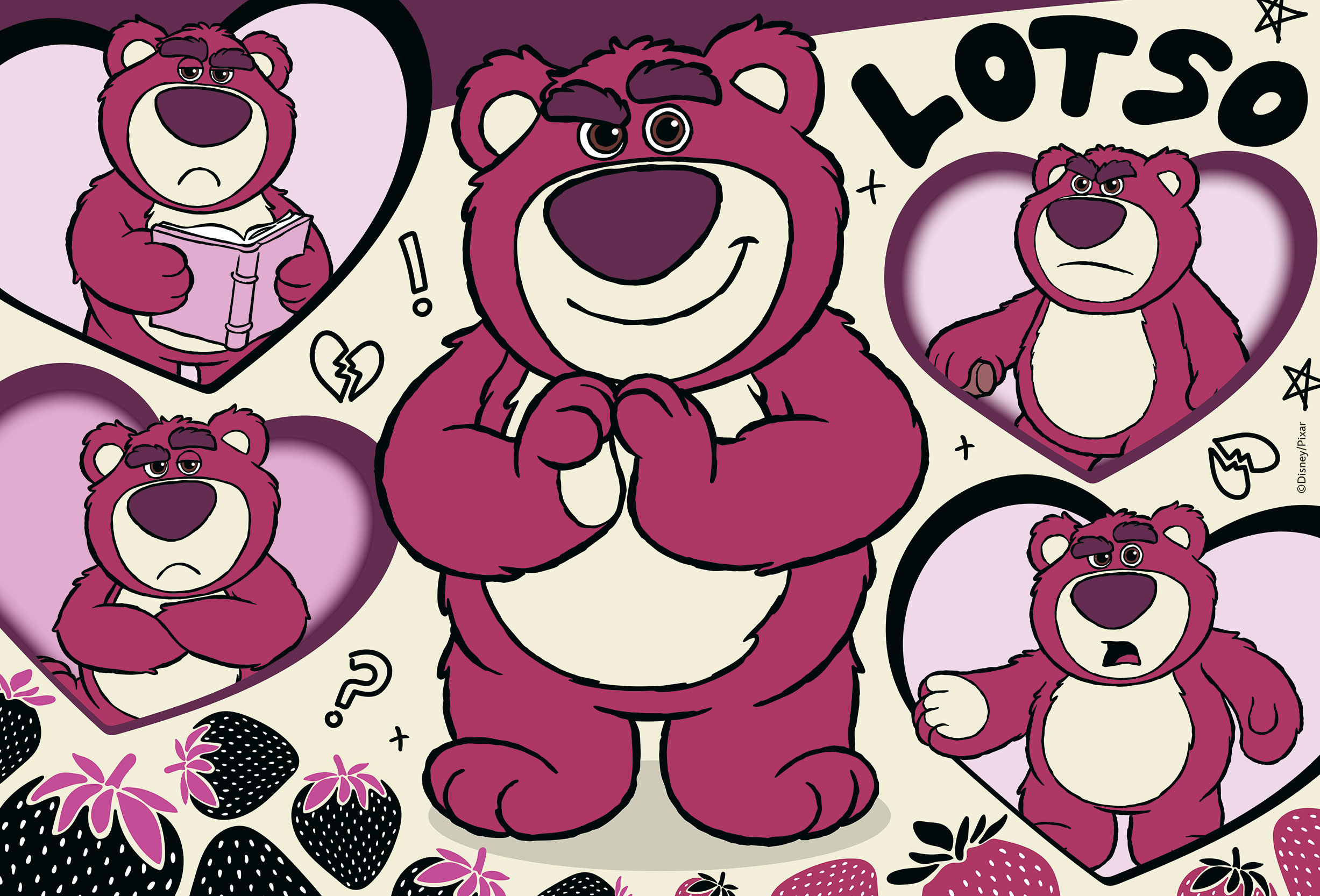 lisciani-disney-puzzle-df-plus-250-lotso-puzzle-250-pi-ces-colorier image 2