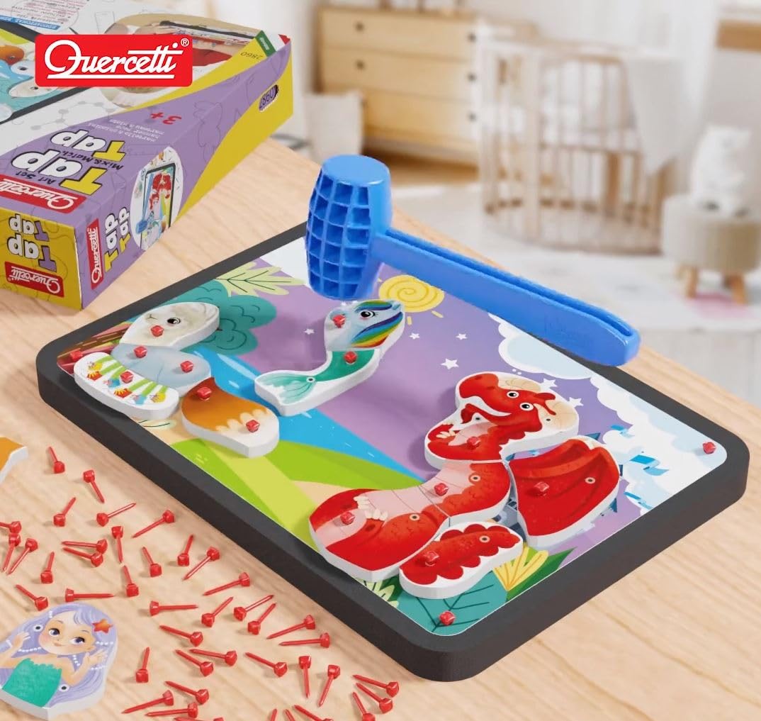 quercetti-2860-tap-tap-animaux-jeu-cr-atif-marteau-et-clous image 5