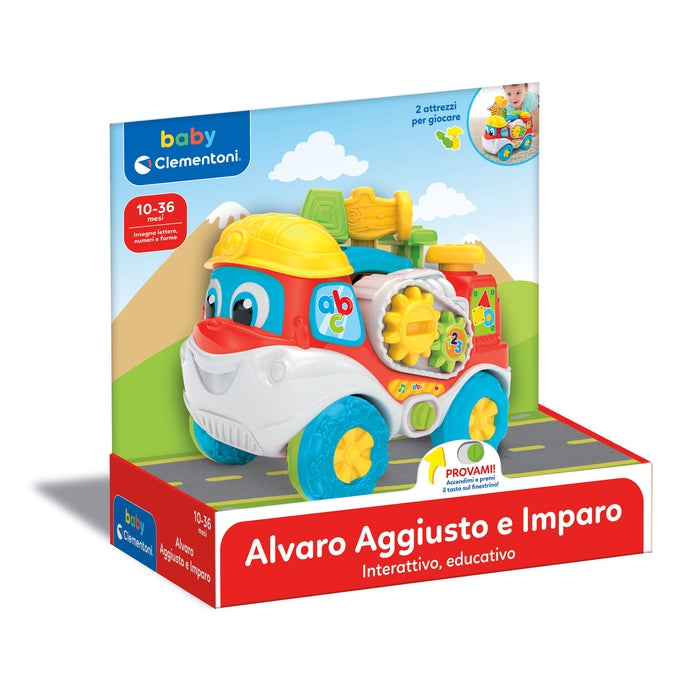baby-clementoni-alvaro-aggiusto-e-imparo-camion-bricolage-avec-marteau image 2