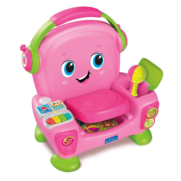 clementoni-baby-fauteuil-canta-suona-e-balla-rose-centre-d-activit-s-musical image 4