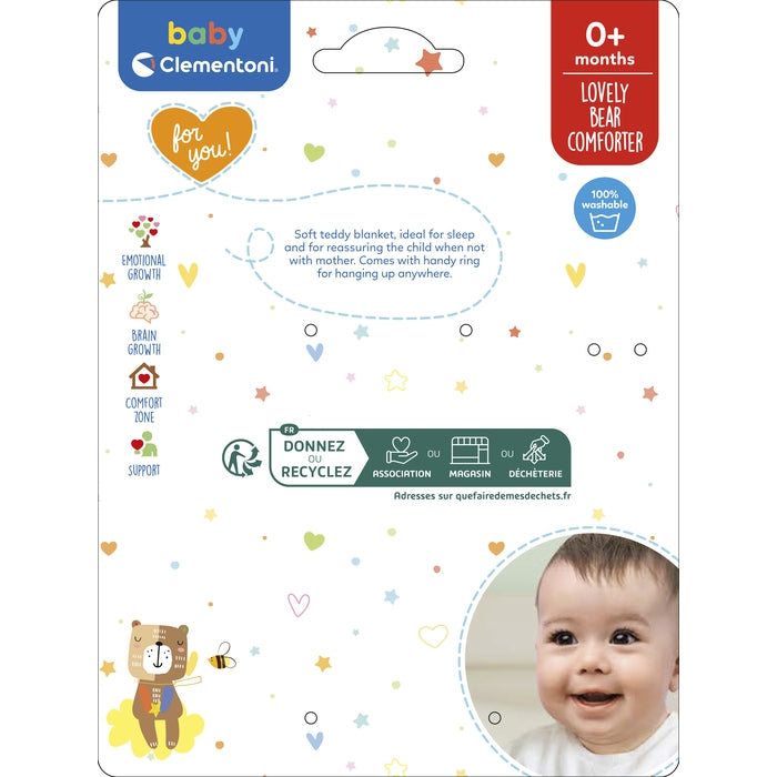 baby-clementoni-lovely-bear-doudou-comforter image 7
