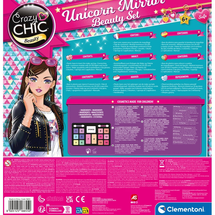 clementoni-crazy-chic-unicorn-mirror-beauty-set image 7