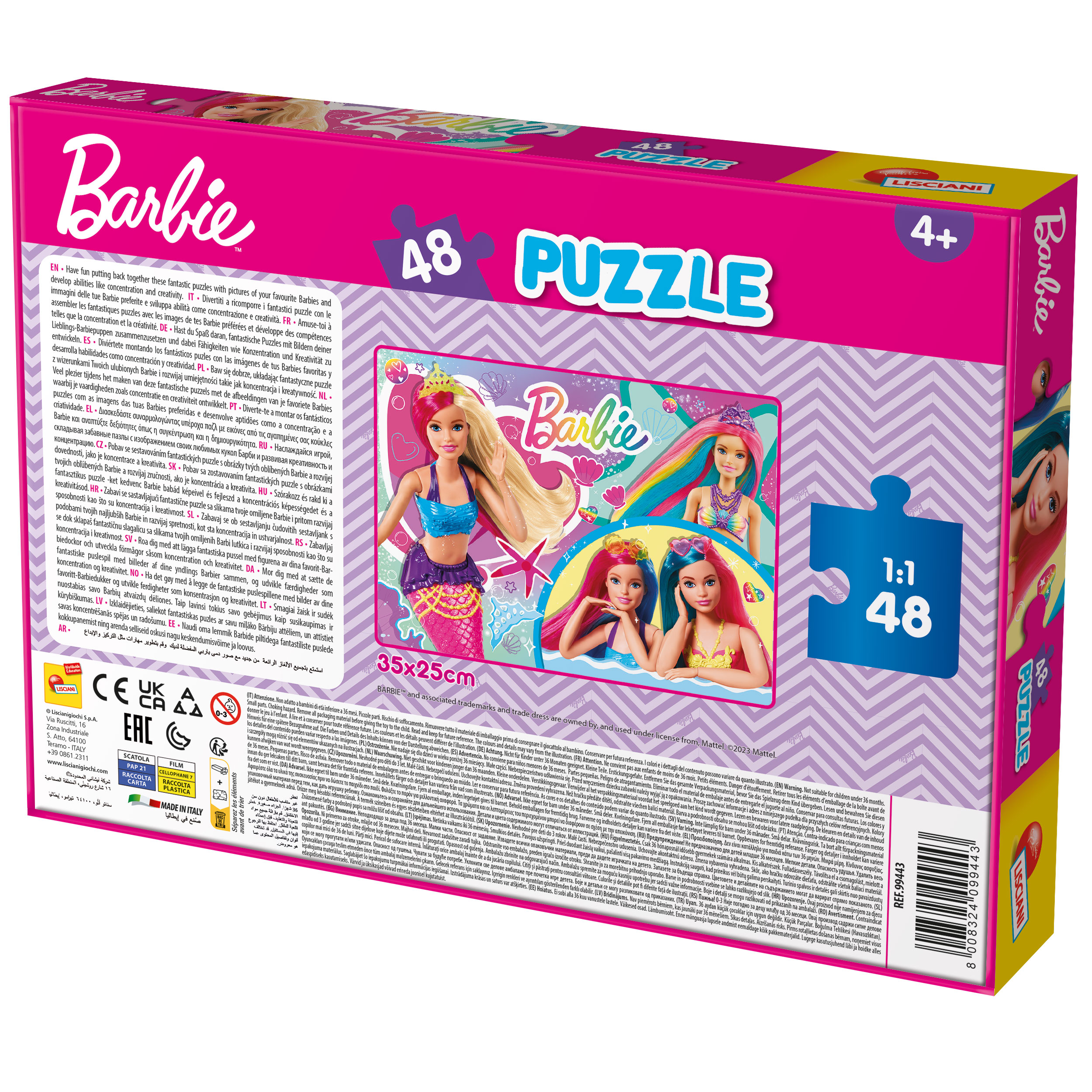lisciani-barbie-puzzle-m-plus-48-feeling-magical-puzzle-scintillant-48-pi-ces image 4