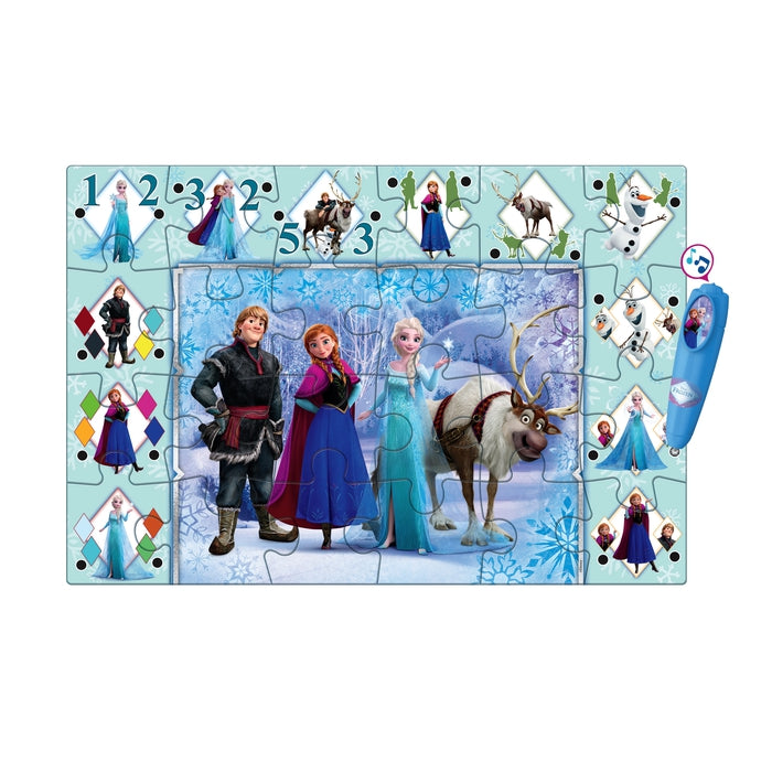 sapientino-clementoni-puzzle-sol-interactif-frozen-24-pi-ces image 4
