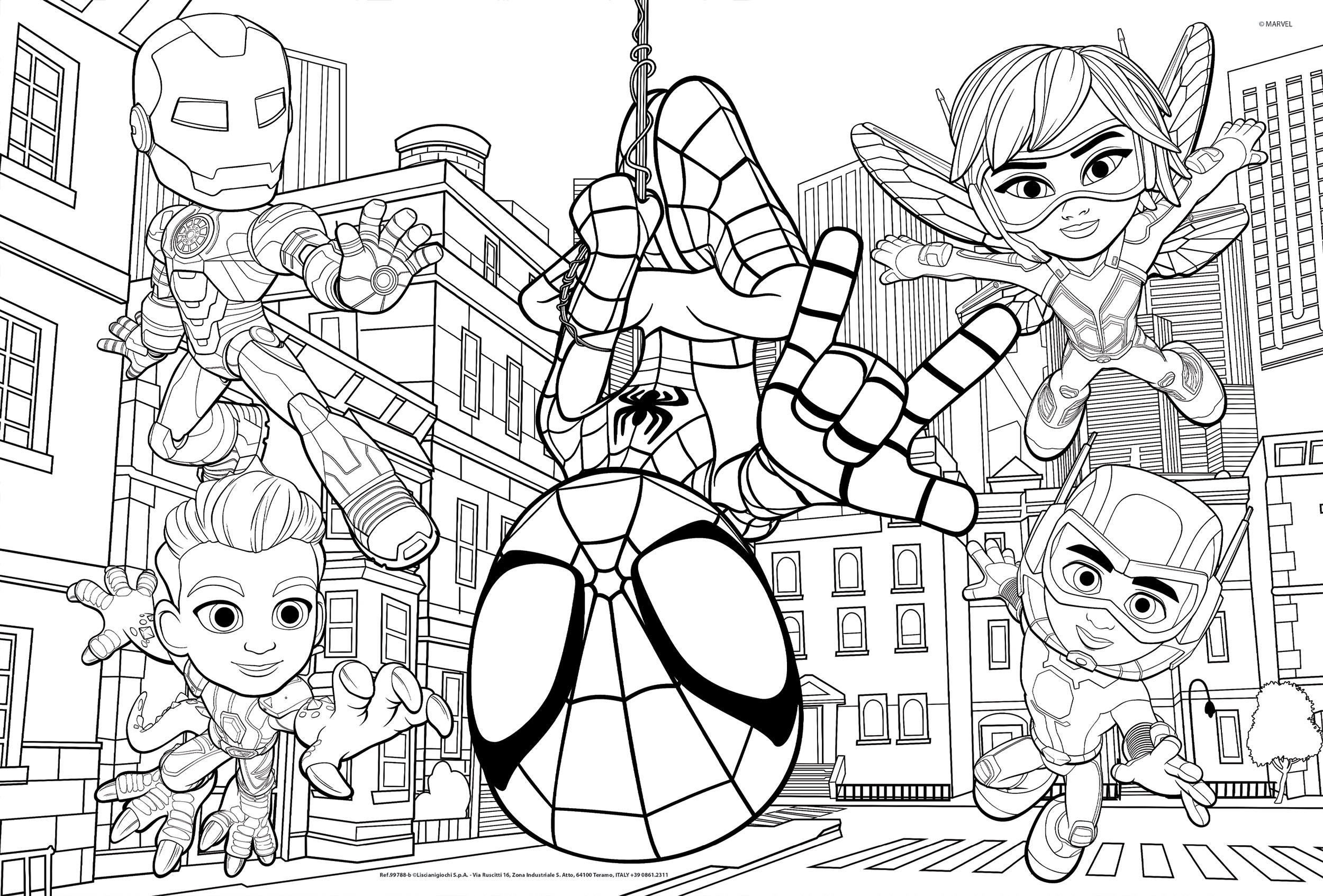 lisciani-marvel-puzzle-maxi-floor-double-face-2-x-24-spidey image 5