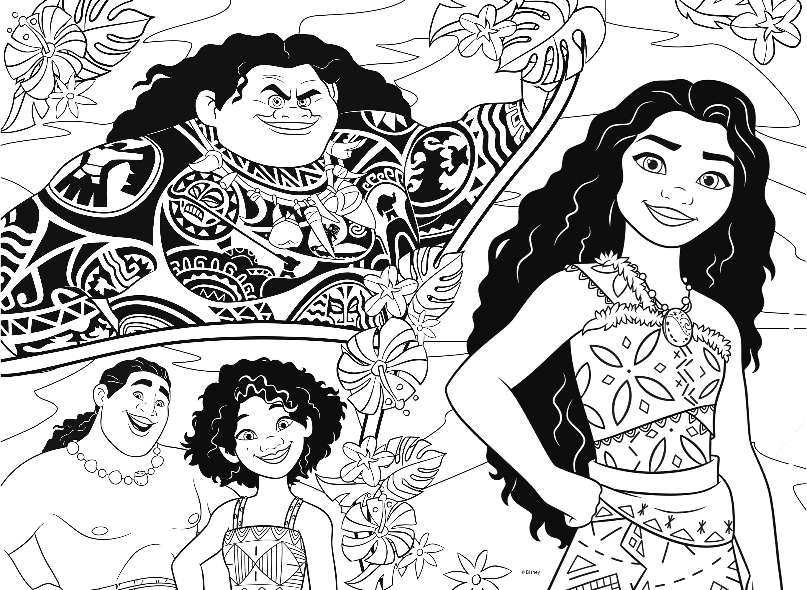 lisciani-disney-puzzle-double-face-maxifloor-24-oceania-2-vaiana image 3