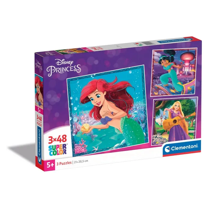clementoni-disney-princess-coffret-3-puzzles-48-pi-ces image 1
