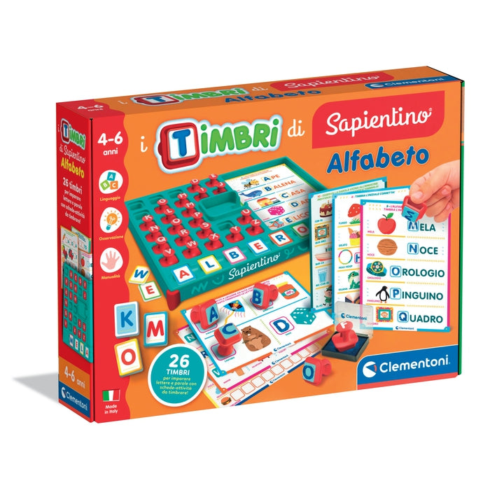 clementoni-sapientino-giochiamo-con-i-timbri-alfabeto-jeu-ducatif-26-tampons-let image 1