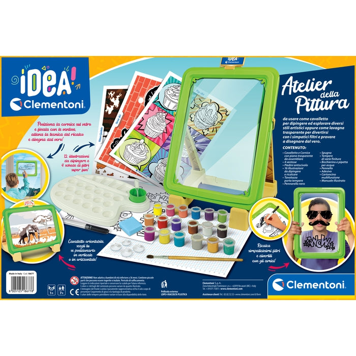 clementoni-idea-atelier-della-pittura-kit-cr-atif-chevalet-et-techniques-de-dess image 6
