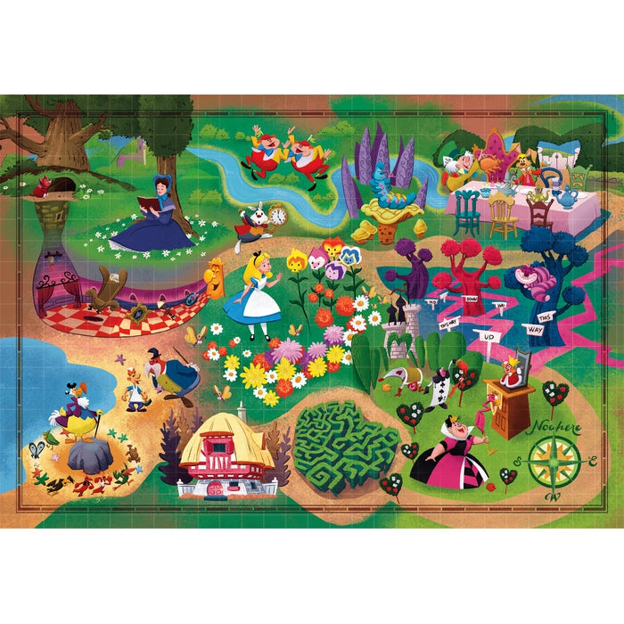 clementoni-story-maps-alice-in-wonderland-puzzle-1000-pi-ces image 2