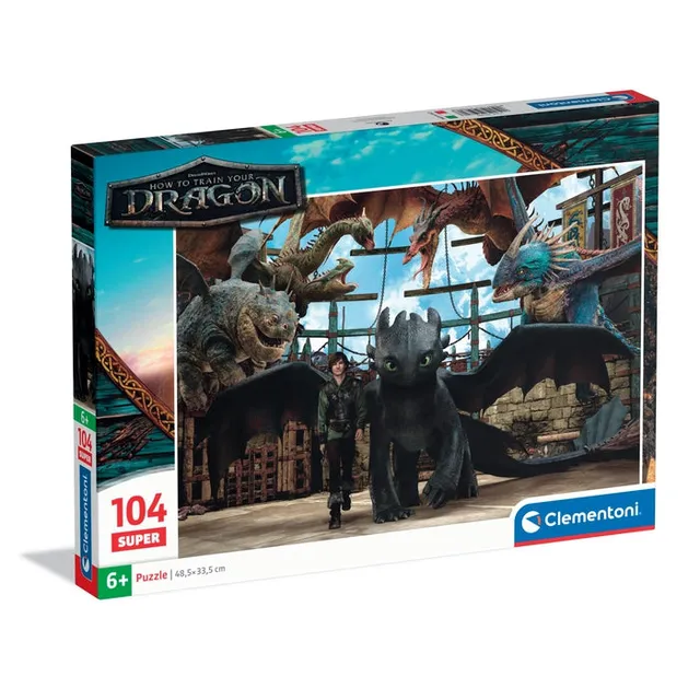 clementoni-how-to-train-your-dragon-puzzle-104-pi-ces-enfant image 1