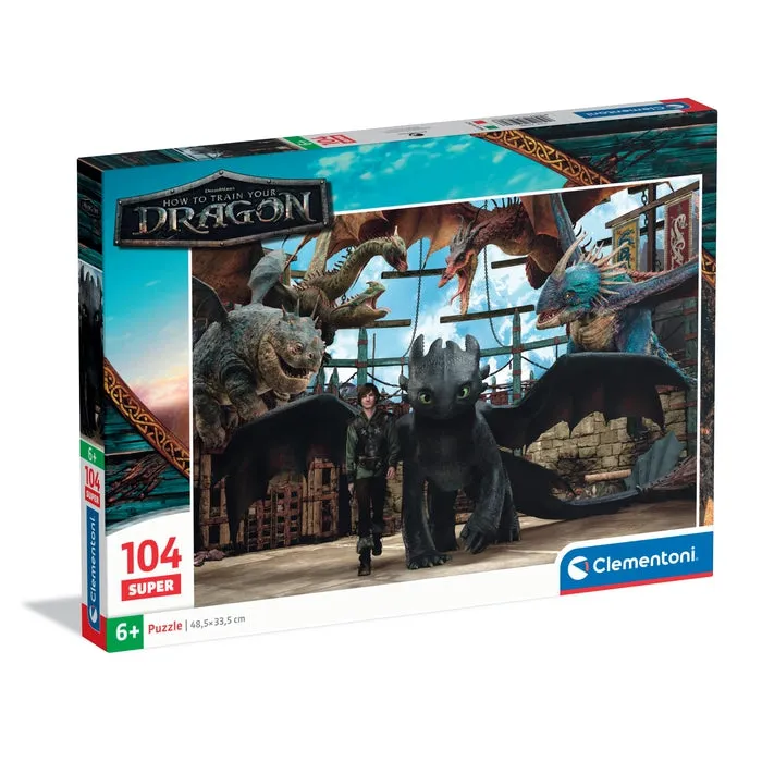 clementoni-how-to-train-your-dragon-puzzle-104-pi-ces-enfant image 1