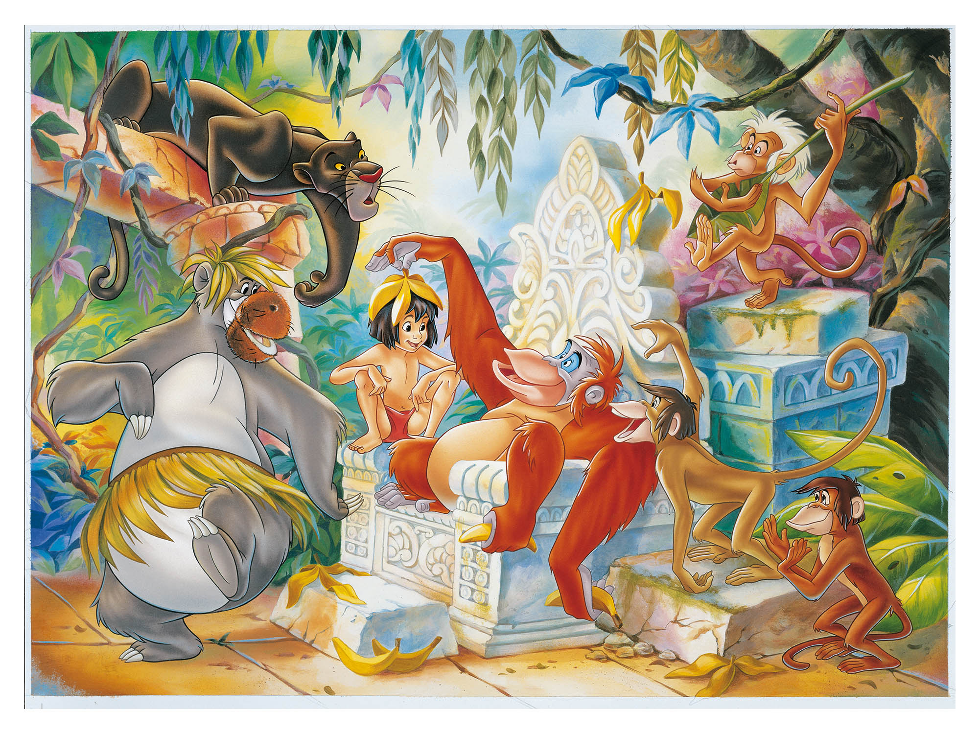 lisciani-disney-puzzle-double-face-plus-108-le-livre-de-la-jungle image 2