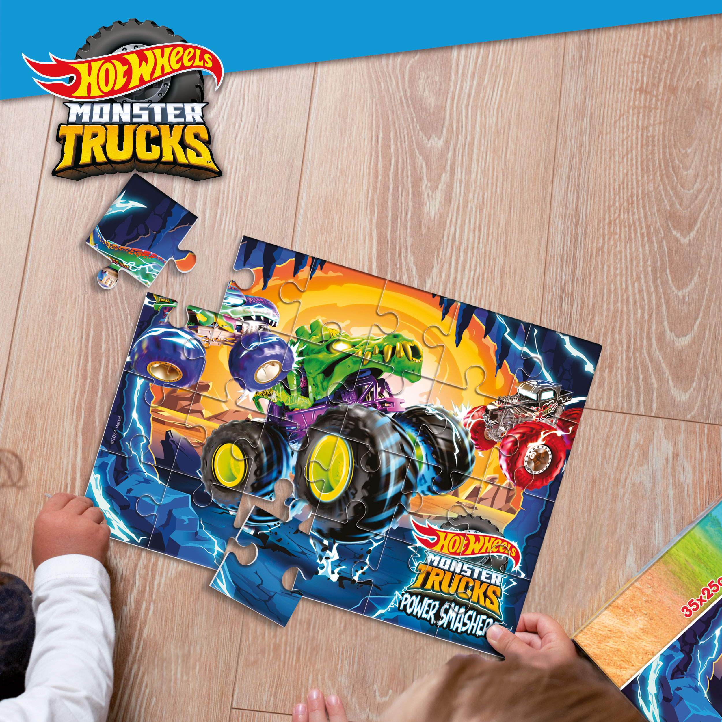 lisciani-hot-wheels-puzzle-m-plus-24-monster-truck image 4