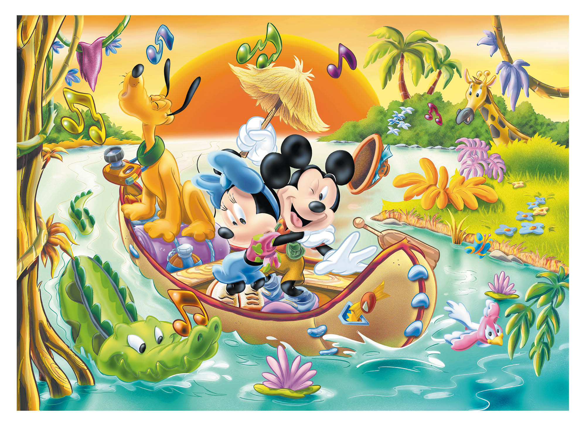 lisciani-disney-maxi-floor-60-mickey-puzzle-double-face-60-pi-ces image 2