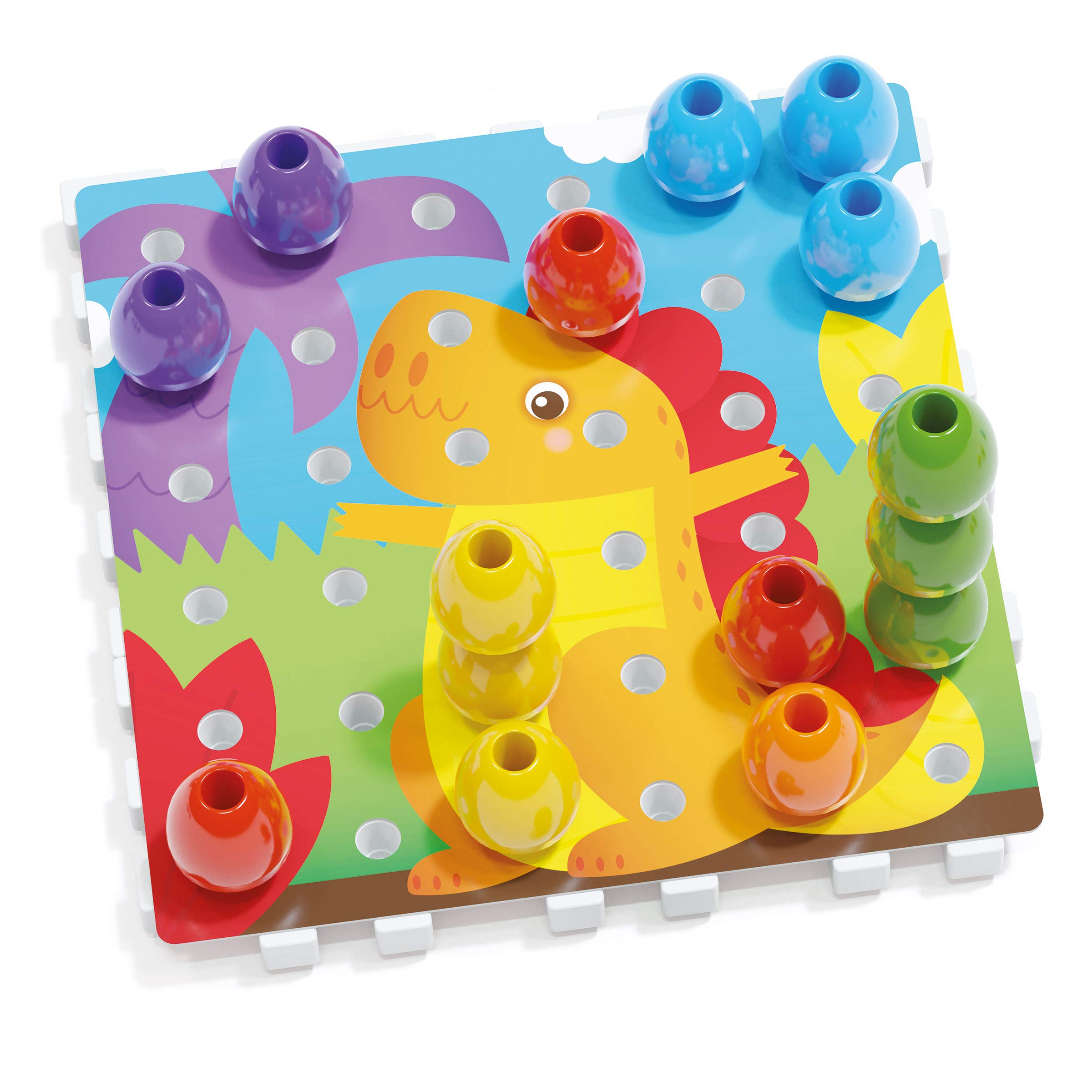 quercetti-jumbo-peggy-45-pi-ces-jeu-de-construction-montessori-2-5-ans-9-plaques image 2