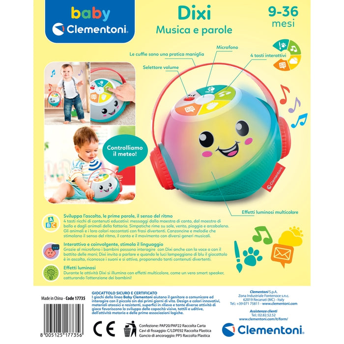 clementoni-baby-dixi-musica-e-parole-jouet-musical-interactif-b-b image 6
