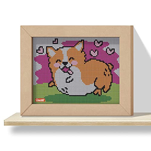 quercetti-0799-pixel-art-4-kawaii-corgi-jeu-de-mosa-ques-avec-cadre image 5