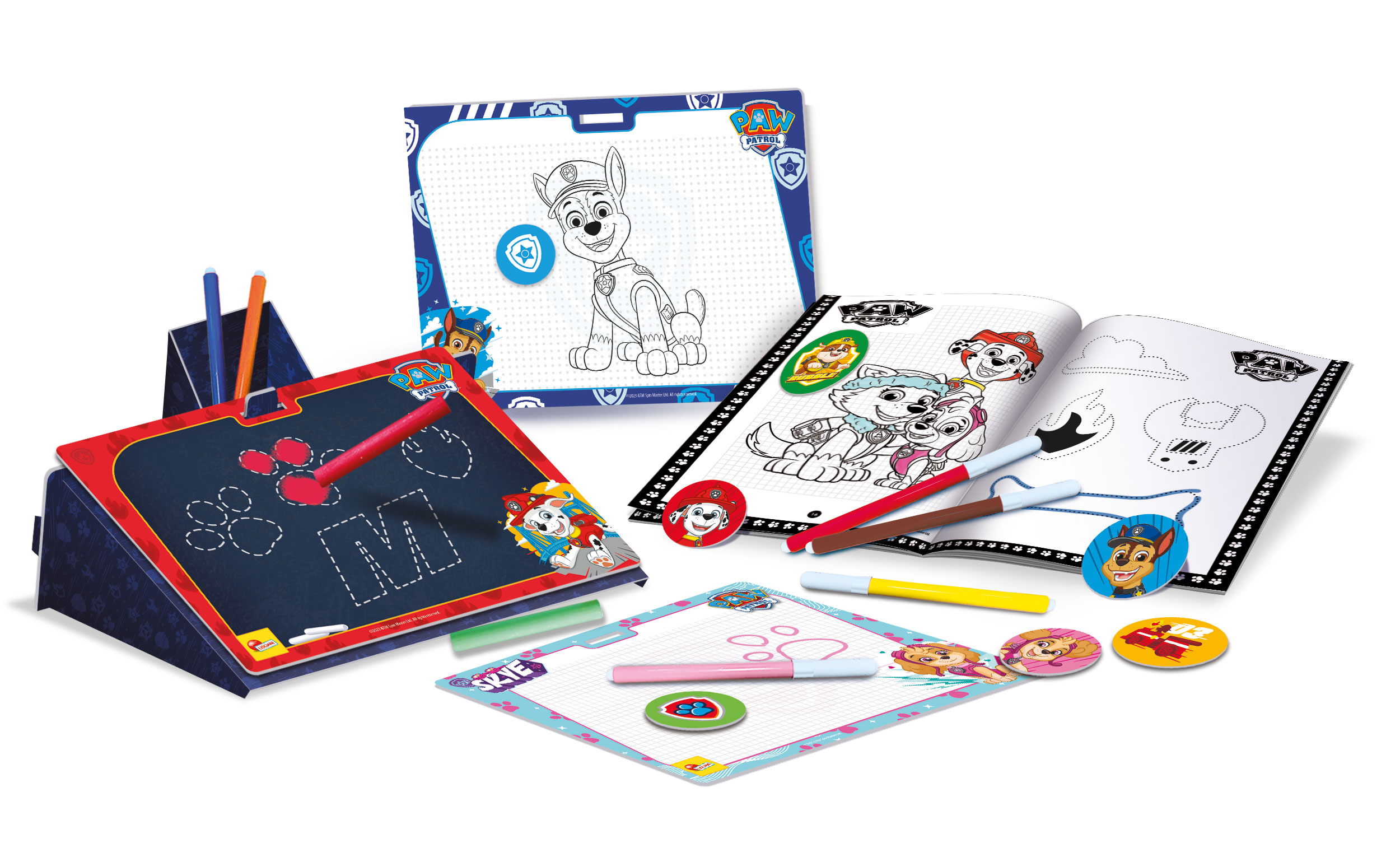 lisciani-paw-patrol-colouring-drawing-school-sac-dos-kit-dessin-pat-patrouille image 4
