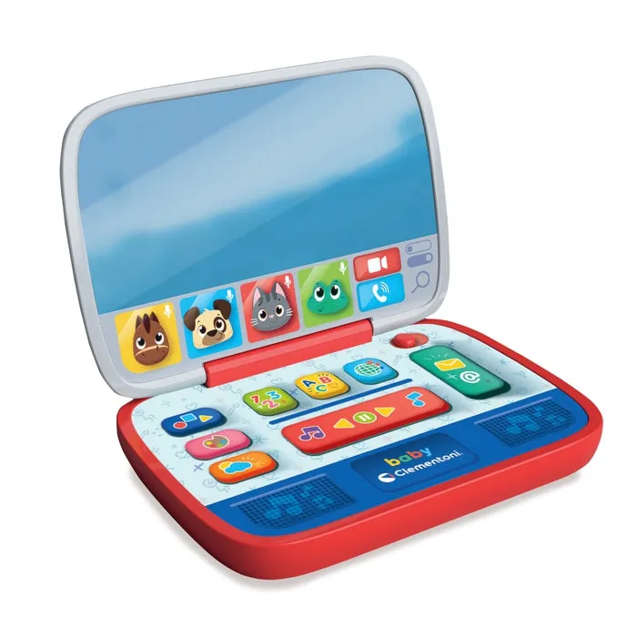 baby-clementoni-mini-laptop-ordinateur-d-imitation-sans-cran-1-an image 1
