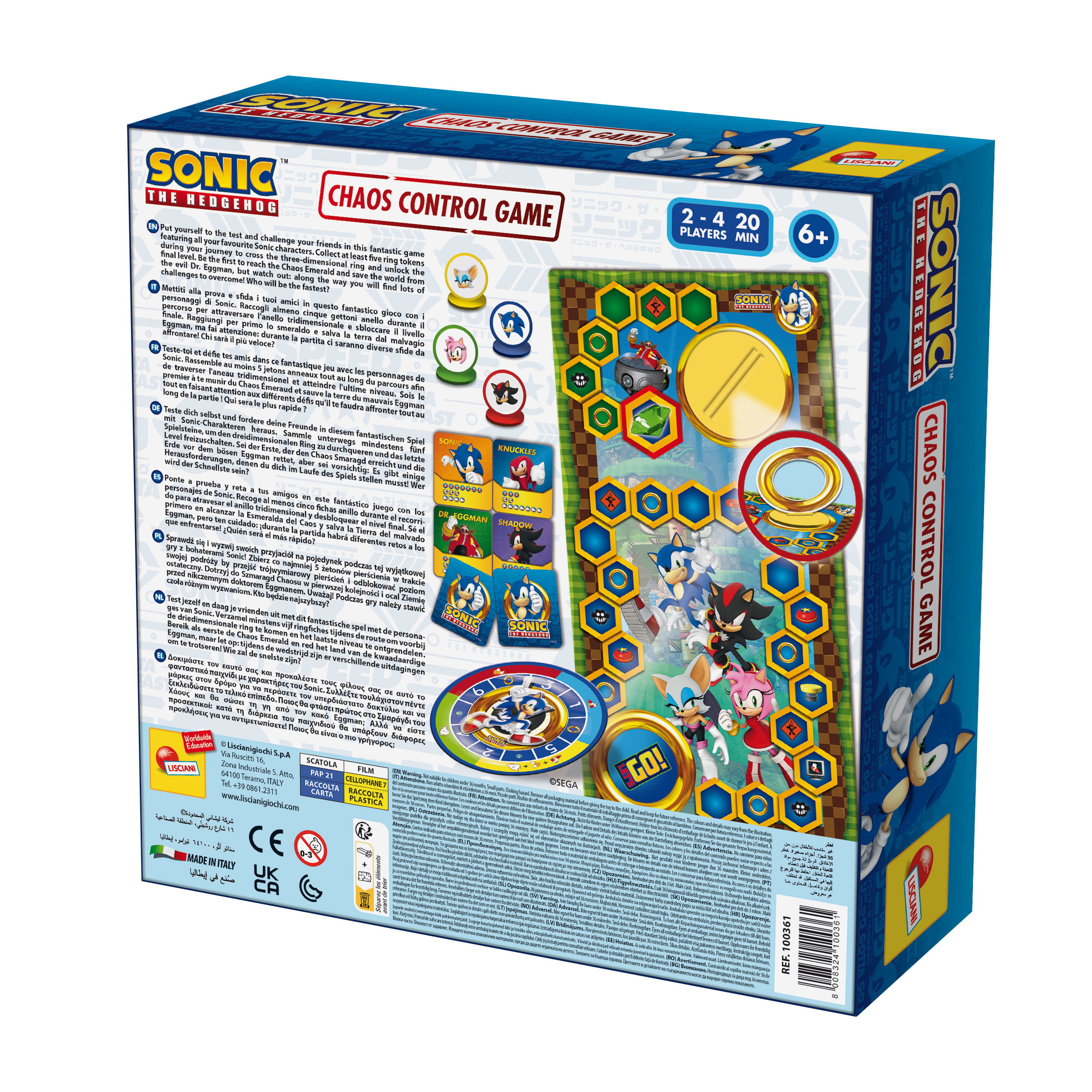 lisciani-sonic-chaos-control-game-jeu-de-soci-t-sonic image 5