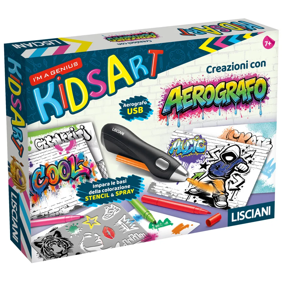 lisciani-i-m-a-genius-cr-ations-avec-a-rographe-kit-stencil-art image 1