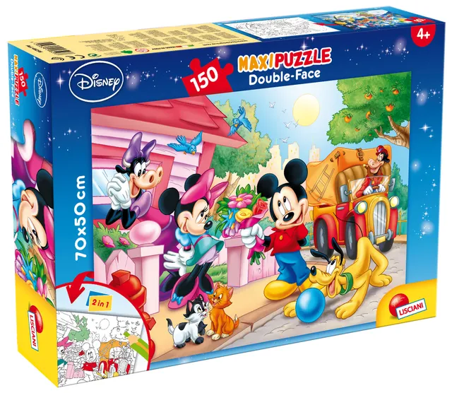 lisciani-disney-puzzle-double-face-maxi-floor-150-mickey-mouse image 1