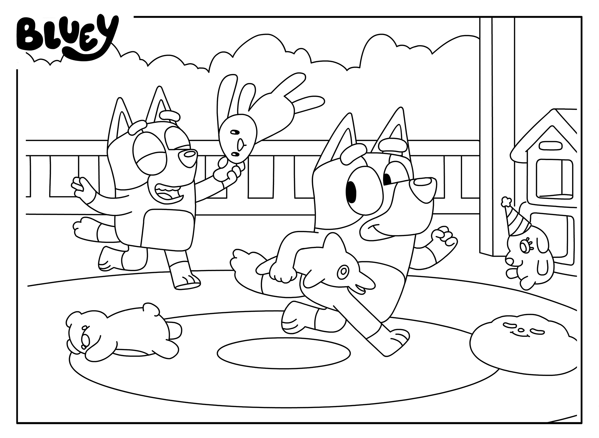 lisciani-bluey-eco-puzzle-mini-double-face-24 image 3