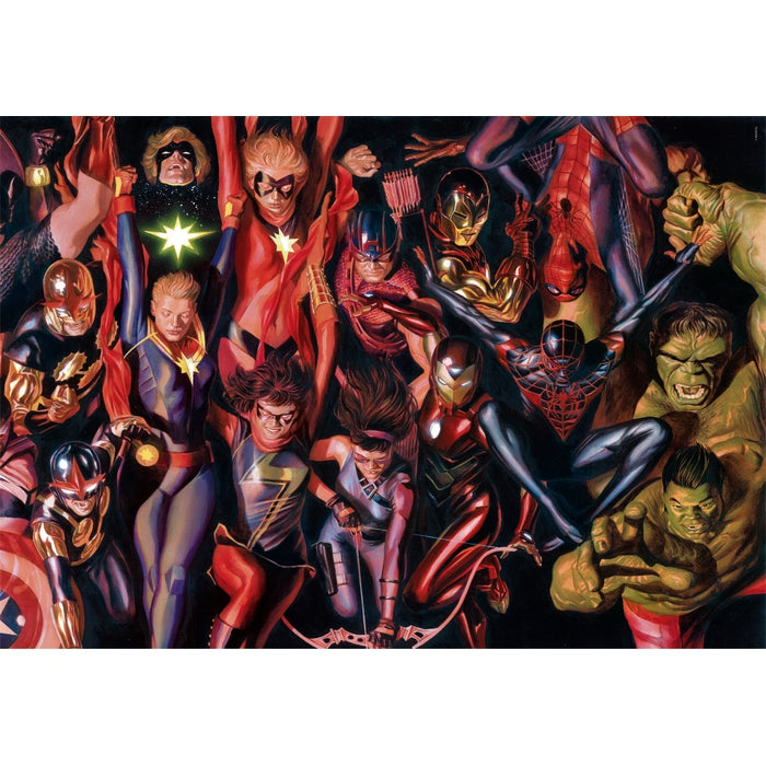 clementoni-marvel-1000-pi-ces-puzzle-adulte-super-h-ros-70-x-50-cm image 2