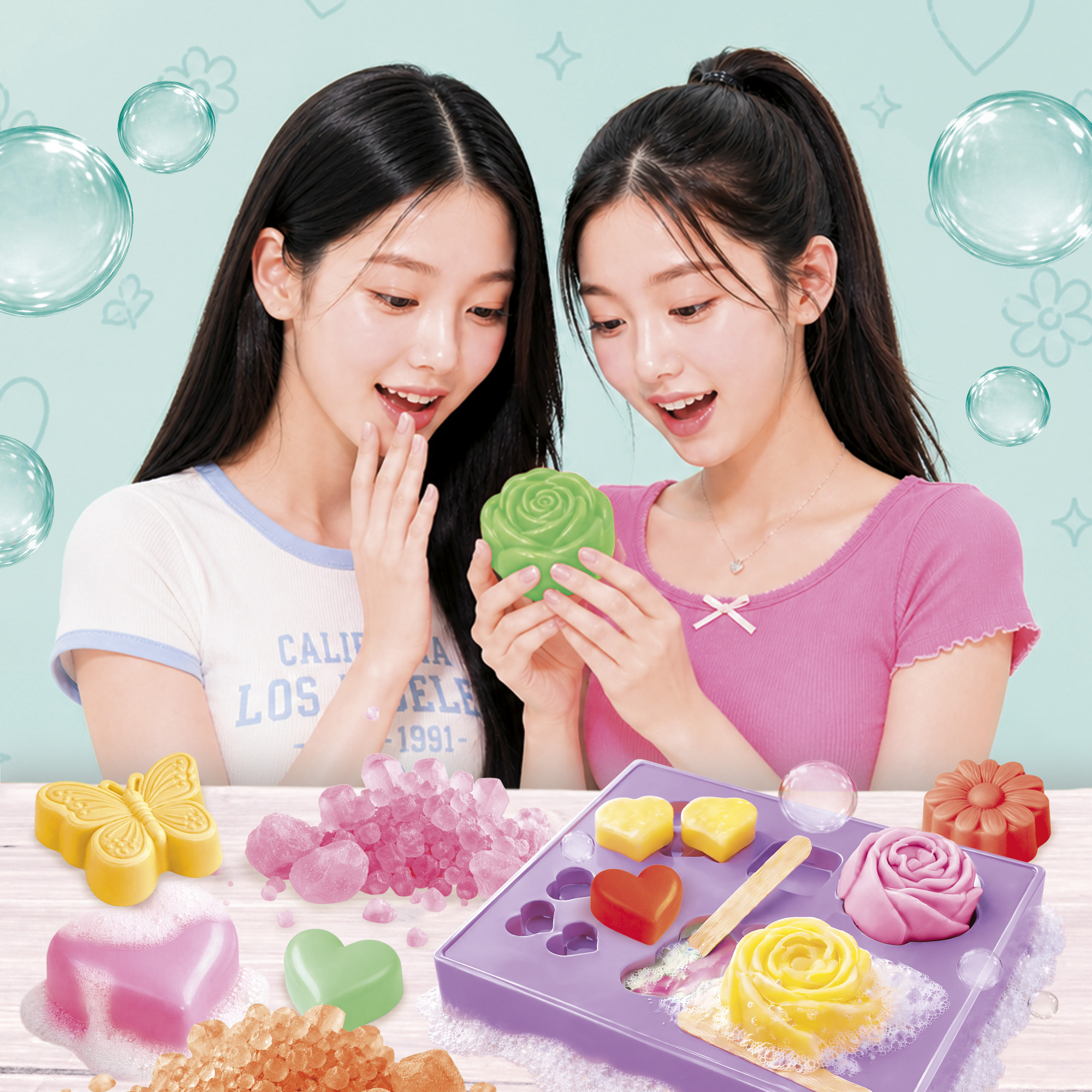 lisciani-i-m-a-genius-korean-beauty-studio-savons-kit-savons-k-pop image 3
