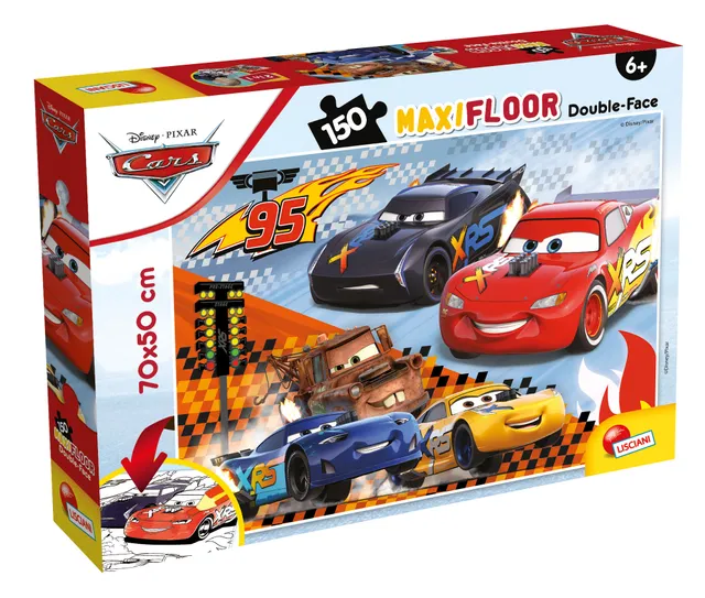 lisciani-disney-puzzle-df-maxifloor-150-cars image 1