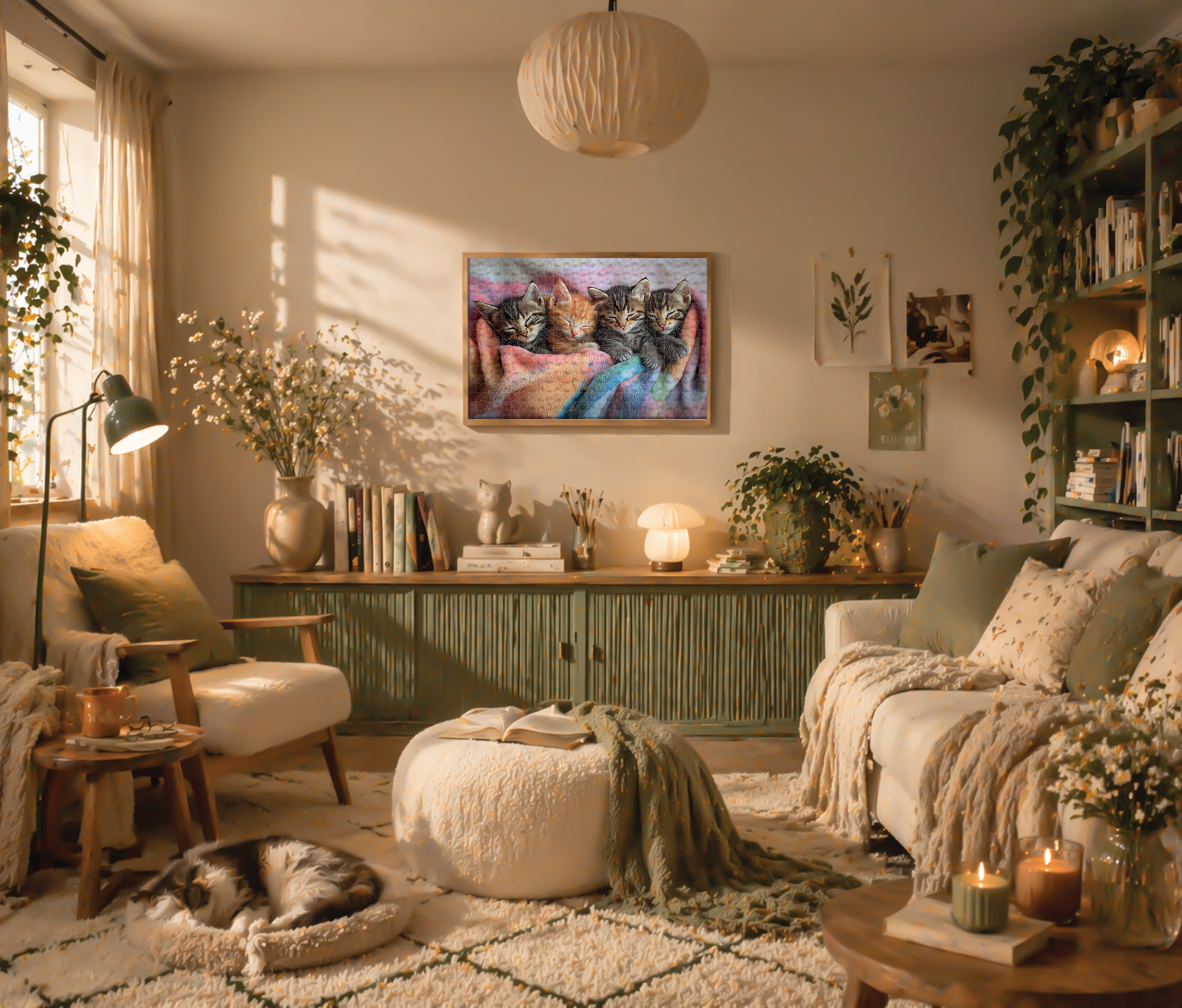 lisciani-puzzle-poster-cats-500-puzzle-500-pi-ces-chats image 5
