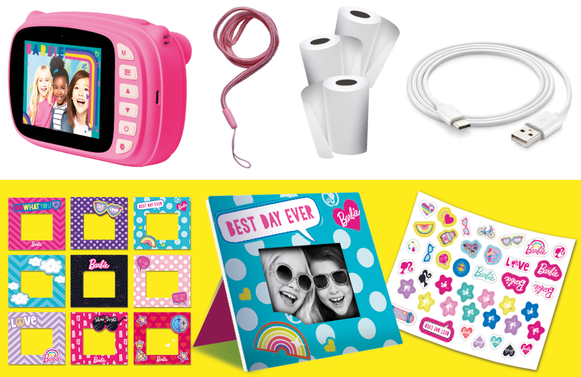 lisciani-barbie-print-cam-appareil-photo-instantan-enfant-double-cam-ra image 2