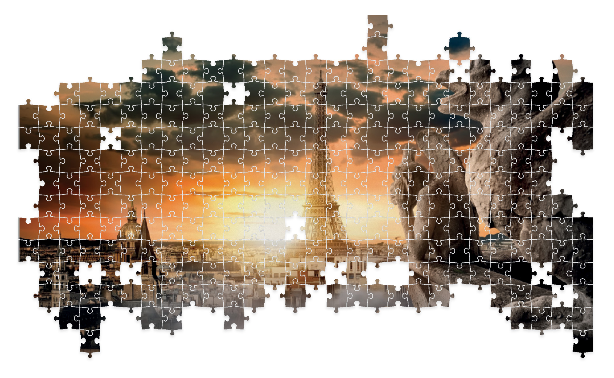 lisciani-puzzle-poster-paris-500-pi-ces image 4