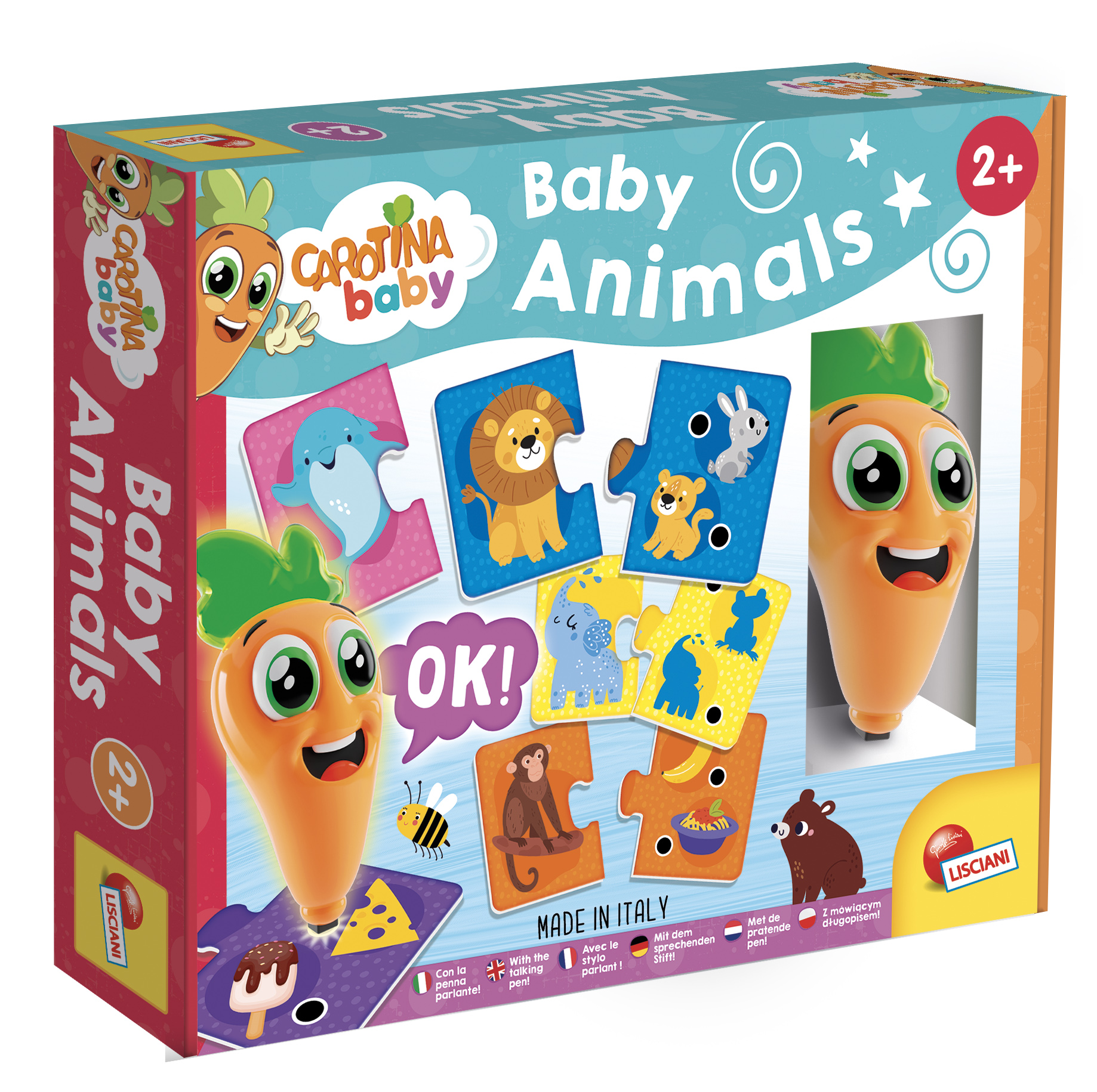 lisciani-carotina-baby-penna-parlante-baby-animals-jeu-ducatif-b-b-animaux image 1