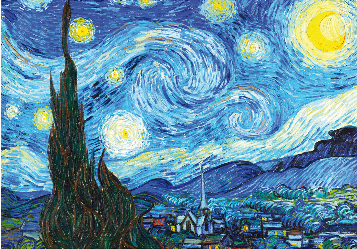 lisciani-van-gogh-puzzle-gift-set-la-nuit-toil-e image 2