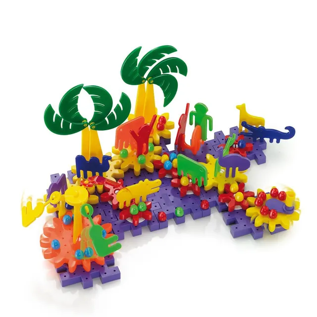 quercetti-georello-park-2338-jeu-engrenages-et-construction image 1