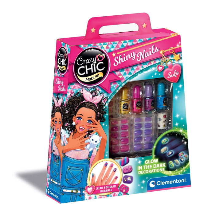crazy-chic-clementoni-shiny-nails-kit-nail-art-fluo image 1