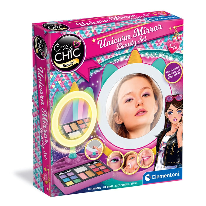 clementoni-crazy-chic-unicorn-mirror-beauty-set image 1