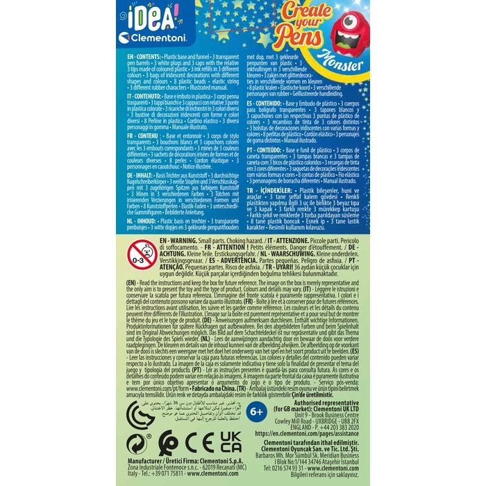 clementoni-idea-create-your-pens-monster-kit-3-stylos image 7