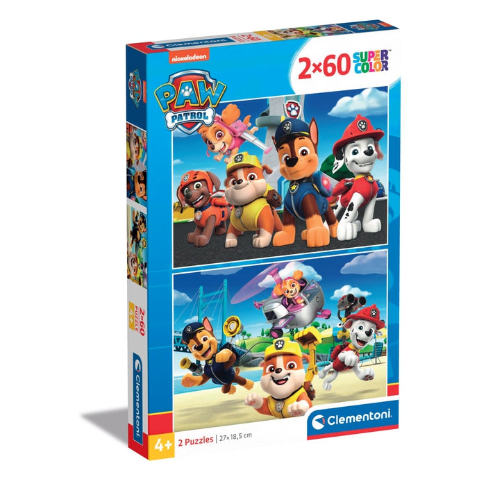 clementoni-paw-patrol-puzzle-enfant-2-x-60-pi-ces image 1