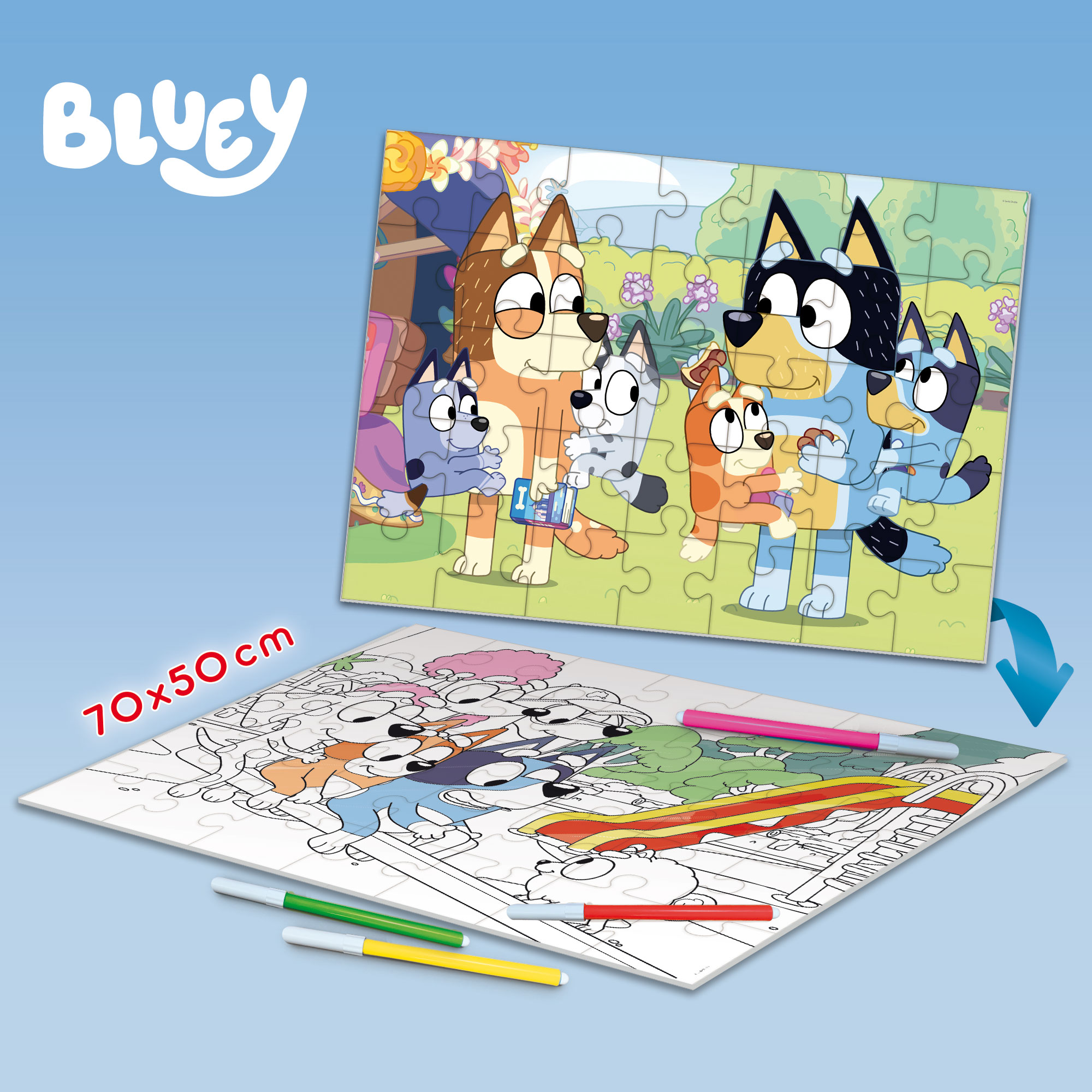 lisciani-bluey-puzzle-double-face-maxi-floor-35 image 4