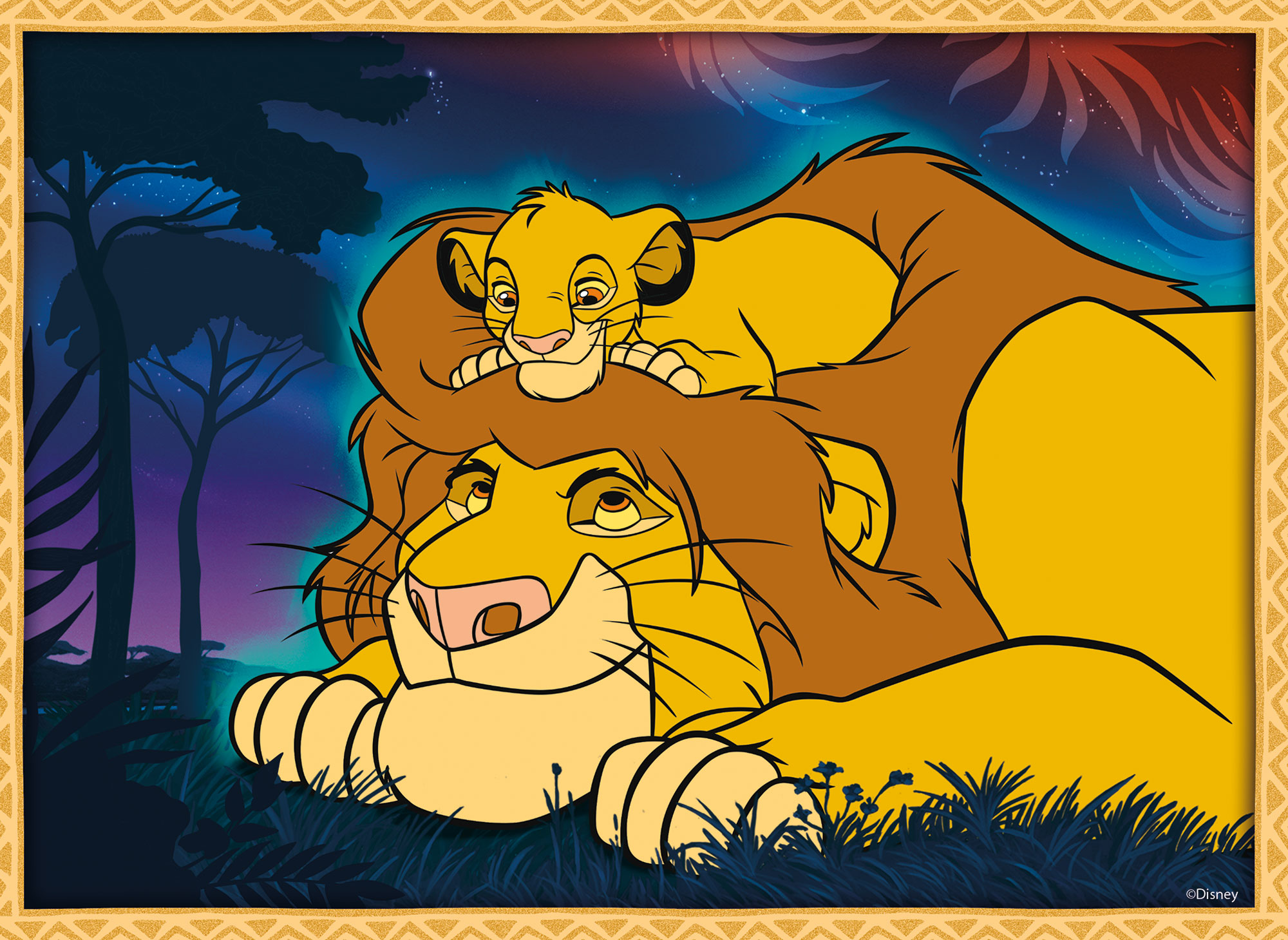 lisciani-disney-puzzle-maxifloor-4-x-48-le-roi-lion image 4