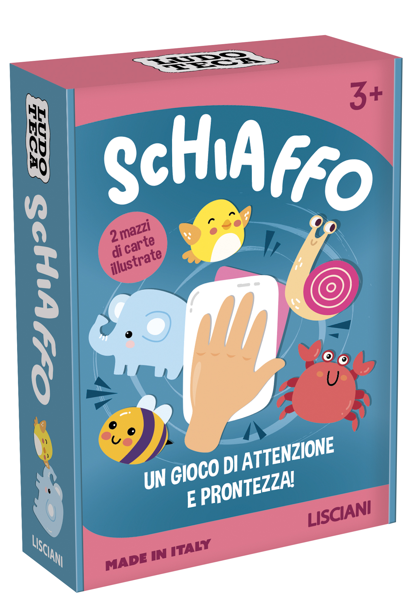 lisciani-ludoteca-le-carte-dei-bambini-schiaffo-jeu-de-cartes-rapidit-animaux image 1
