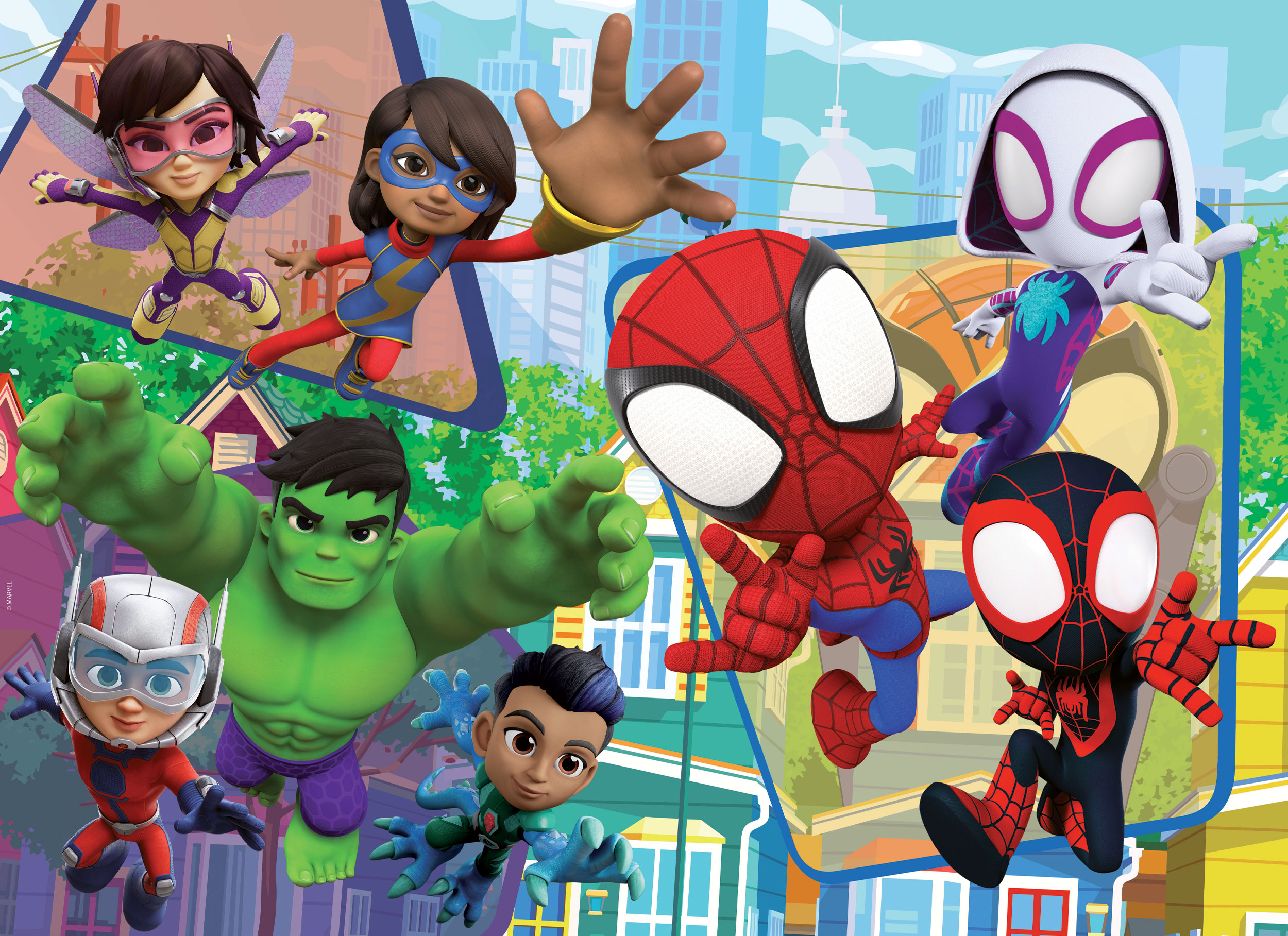 lisciani-marvel-puzzle-double-face-maxifloor-24-spidey image 2