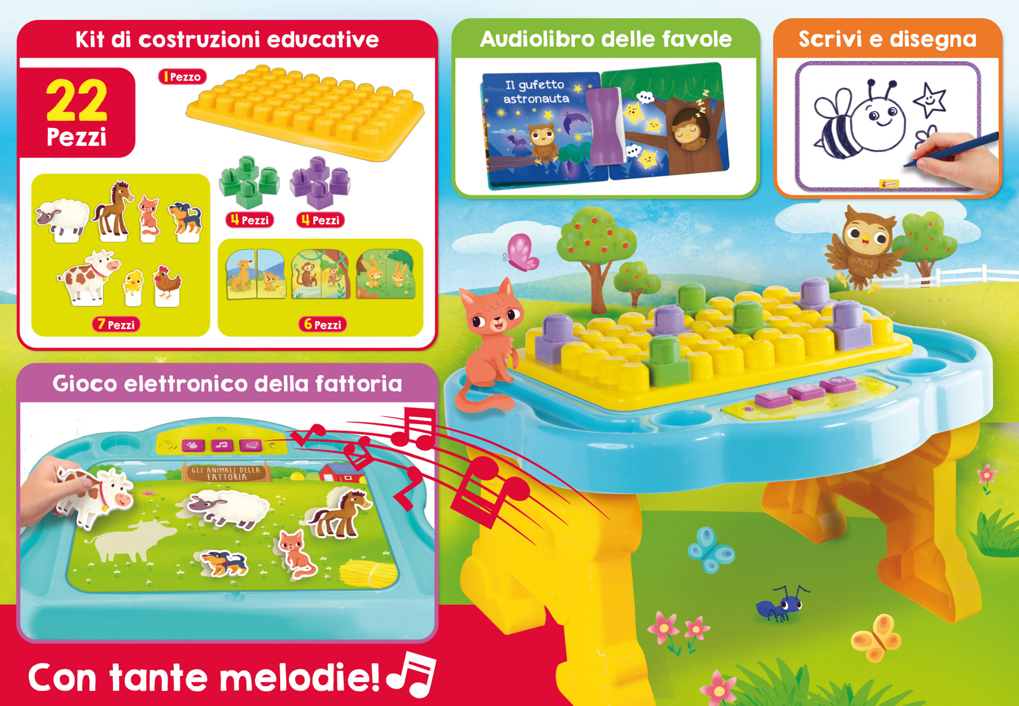 lisciani-carotina-baby-centre-d-activit-s-des-petits-table-lectronique-avec-cons image 2